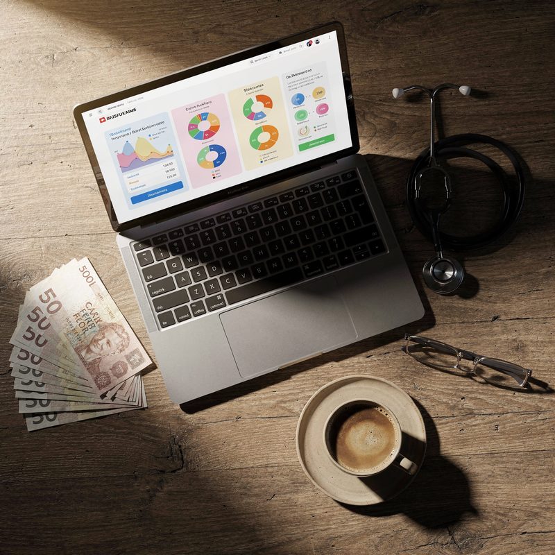 Schweizer Franken und Taschenrechner – Franchise berechnen